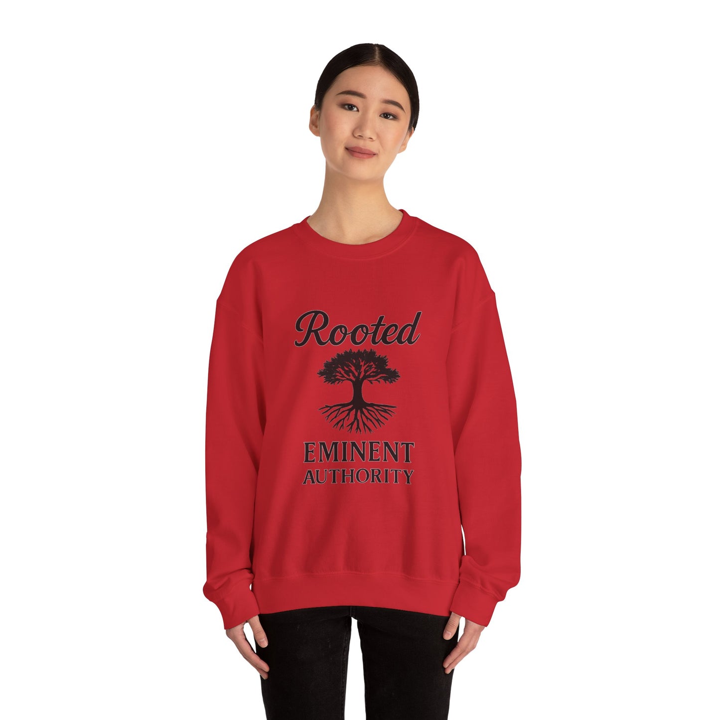 Rooted – Heavyweight Crewneck | Colossians 2:7 | Eminent Authority