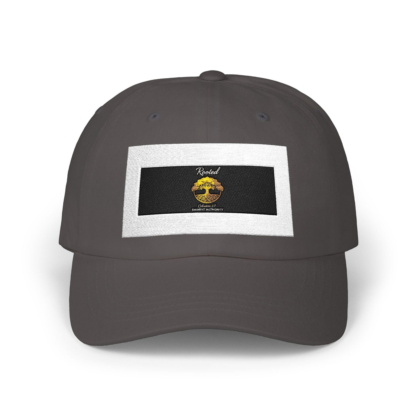 Vintage Smiley Patch Dad Cap – Retro Grunge Emoji Baseball Hat