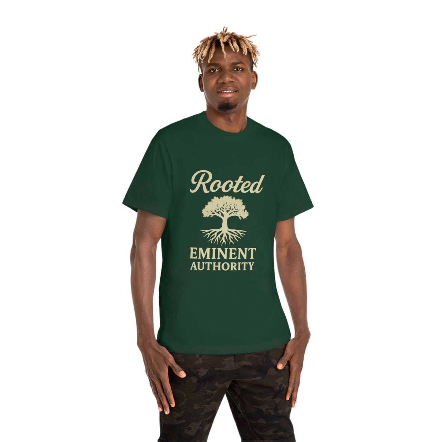 Rooted – Classic Tee | Colossians 2:7 | Eminent Authority