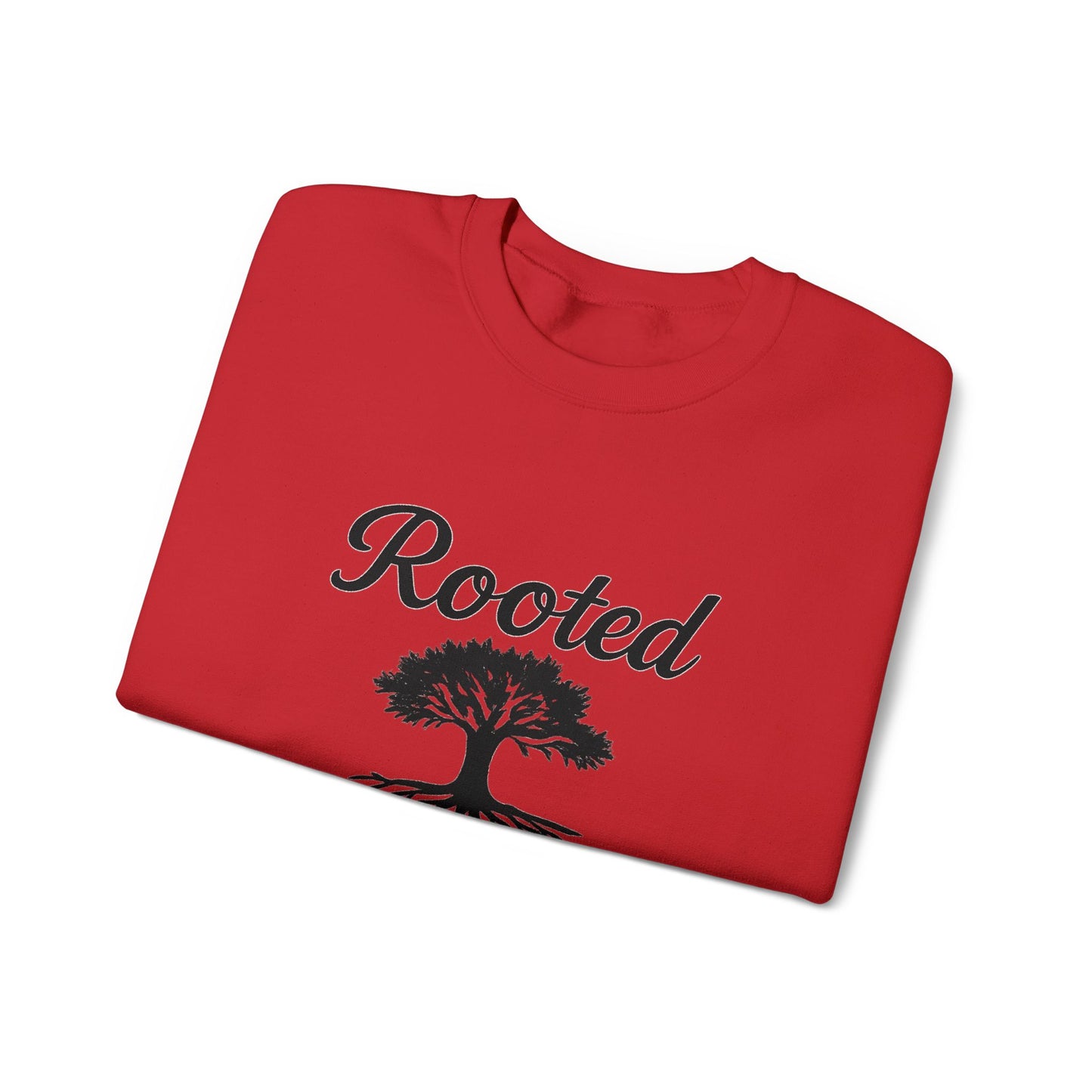 Rooted – Heavyweight Crewneck | Colossians 2:7 | Eminent Authority