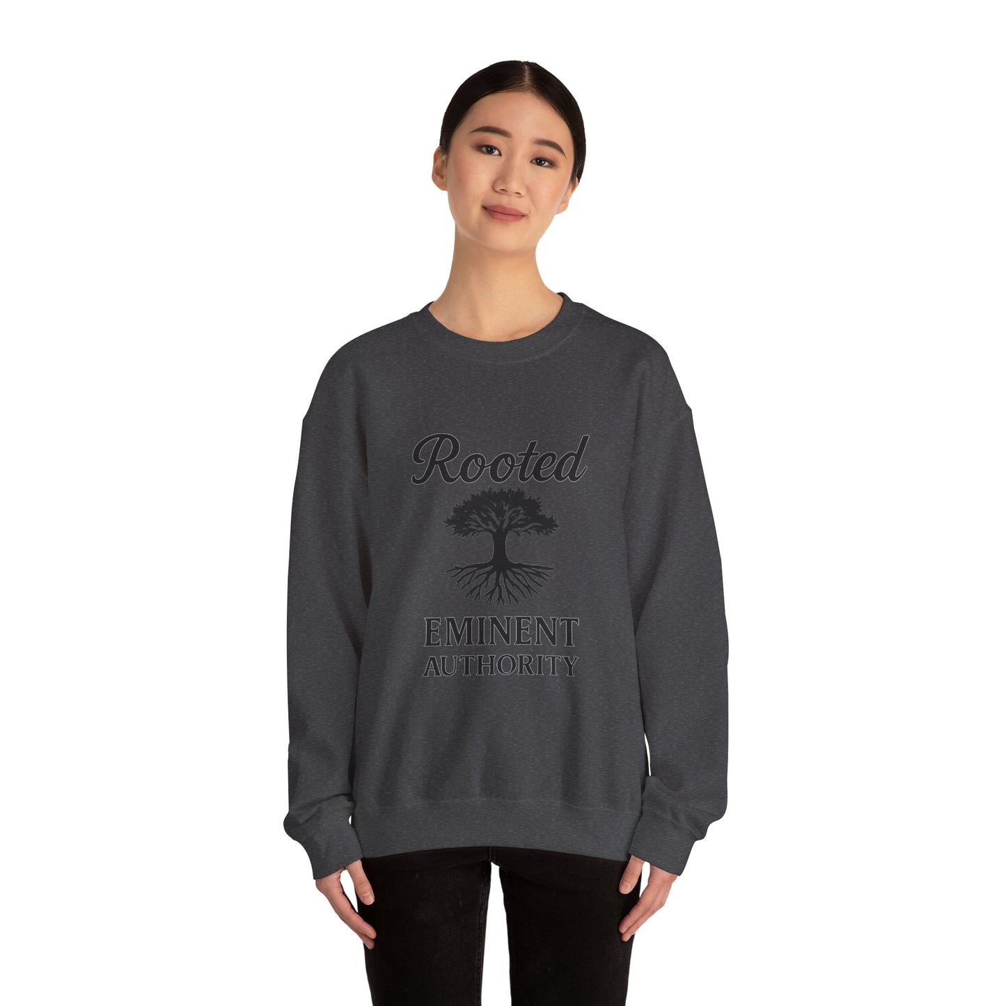 Rooted – Heavyweight Crewneck | Colossians 2:7 | Eminent Authority