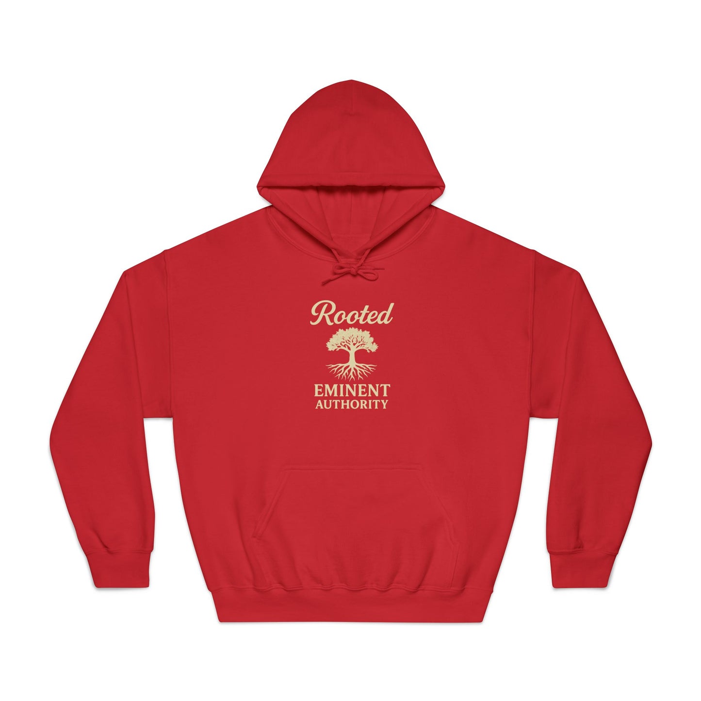 Rooted – Tree Logo Hoodie | Colossians 2:7 | Eminent Authority