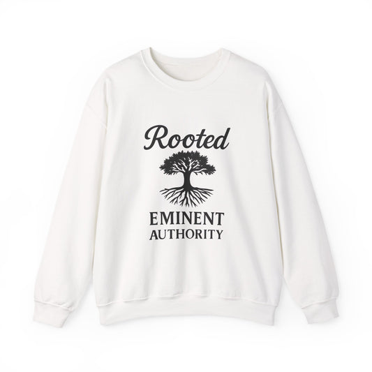 Rooted – Heavyweight Crewneck | Colossians 2:7 | Eminent Authority