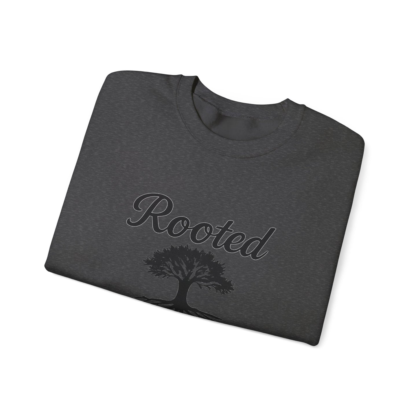 Rooted – Heavyweight Crewneck | Colossians 2:7 | Eminent Authority