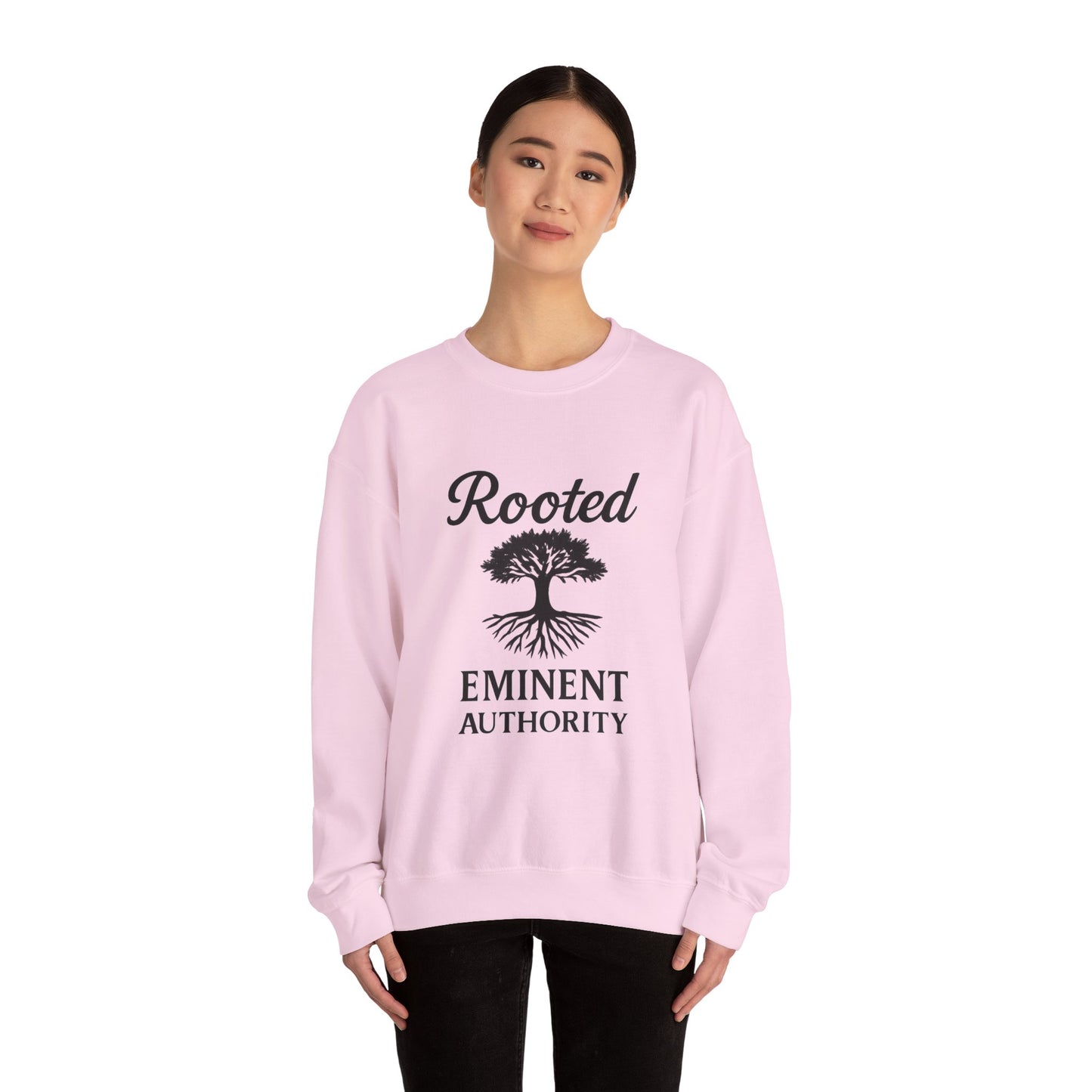 Rooted – Heavyweight Crewneck | Colossians 2:7 | Eminent Authority