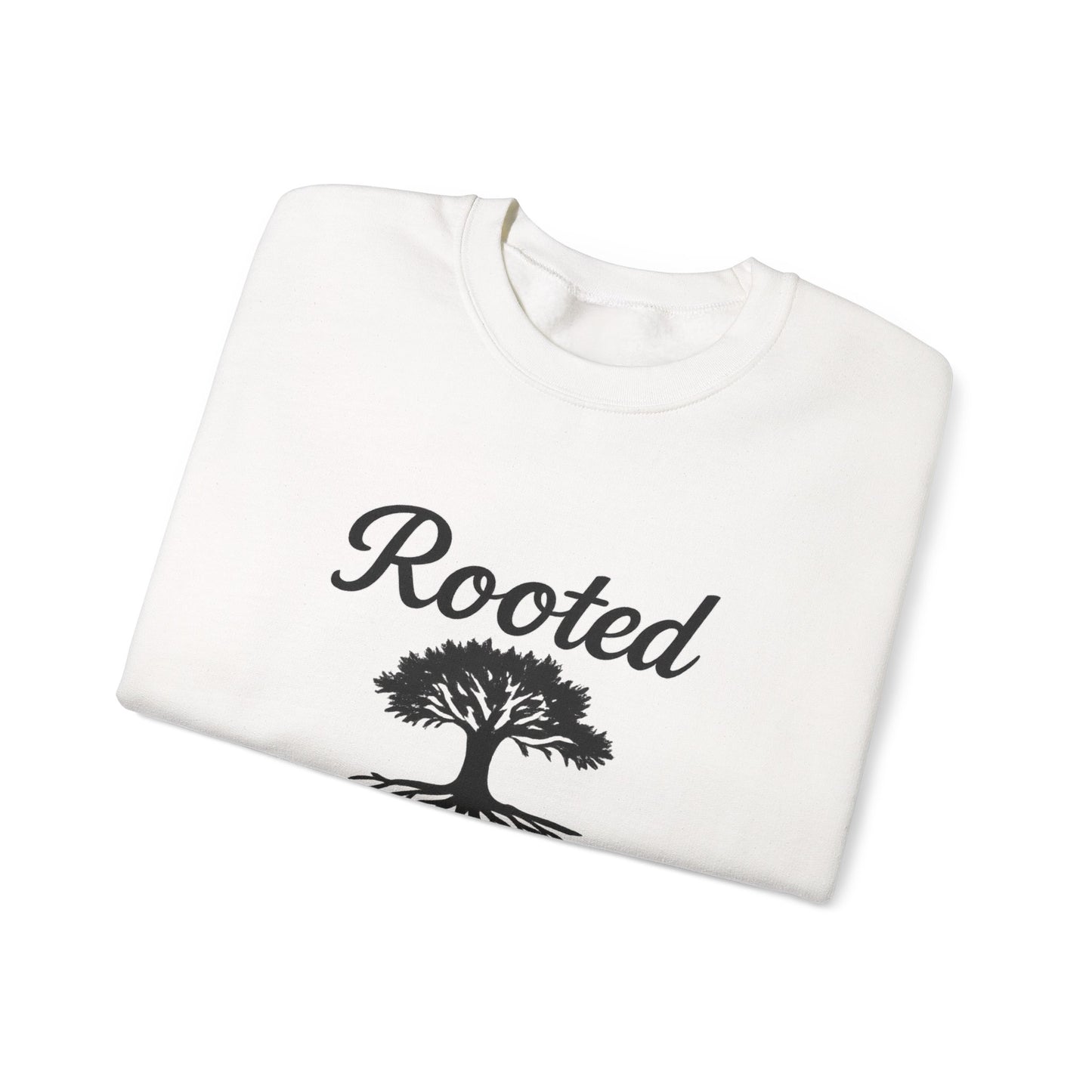 Rooted – Heavyweight Crewneck | Colossians 2:7 | Eminent Authority
