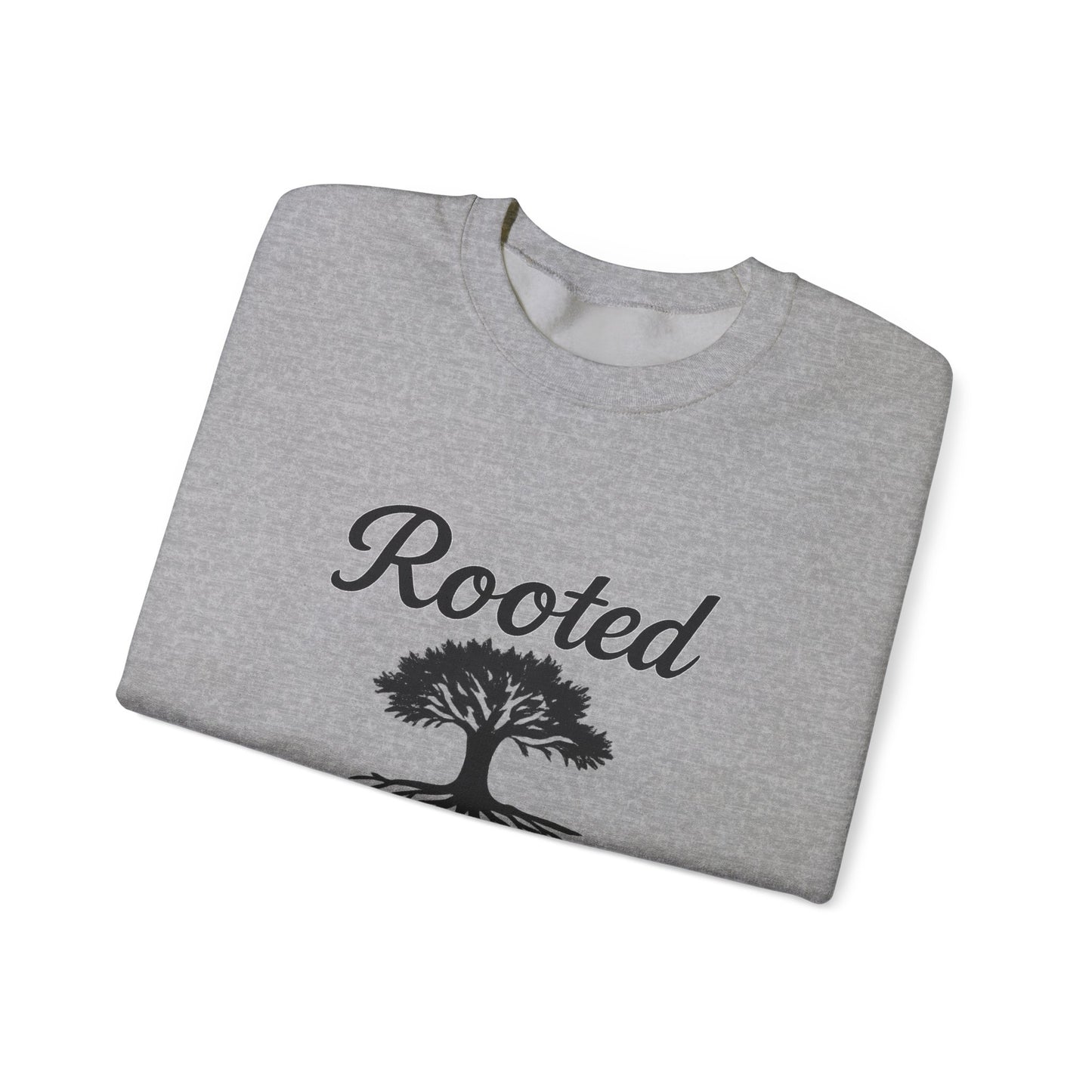 Rooted – Heavyweight Crewneck | Colossians 2:7 | Eminent Authority