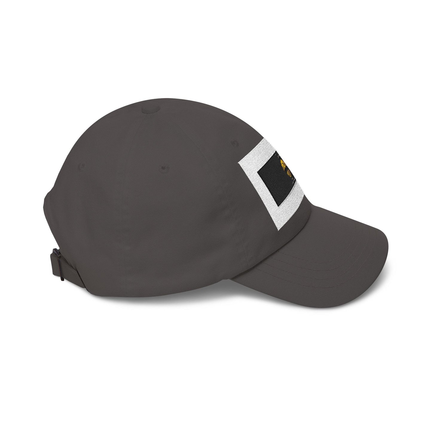 Vintage Smiley Patch Dad Cap – Retro Grunge Emoji Baseball Hat