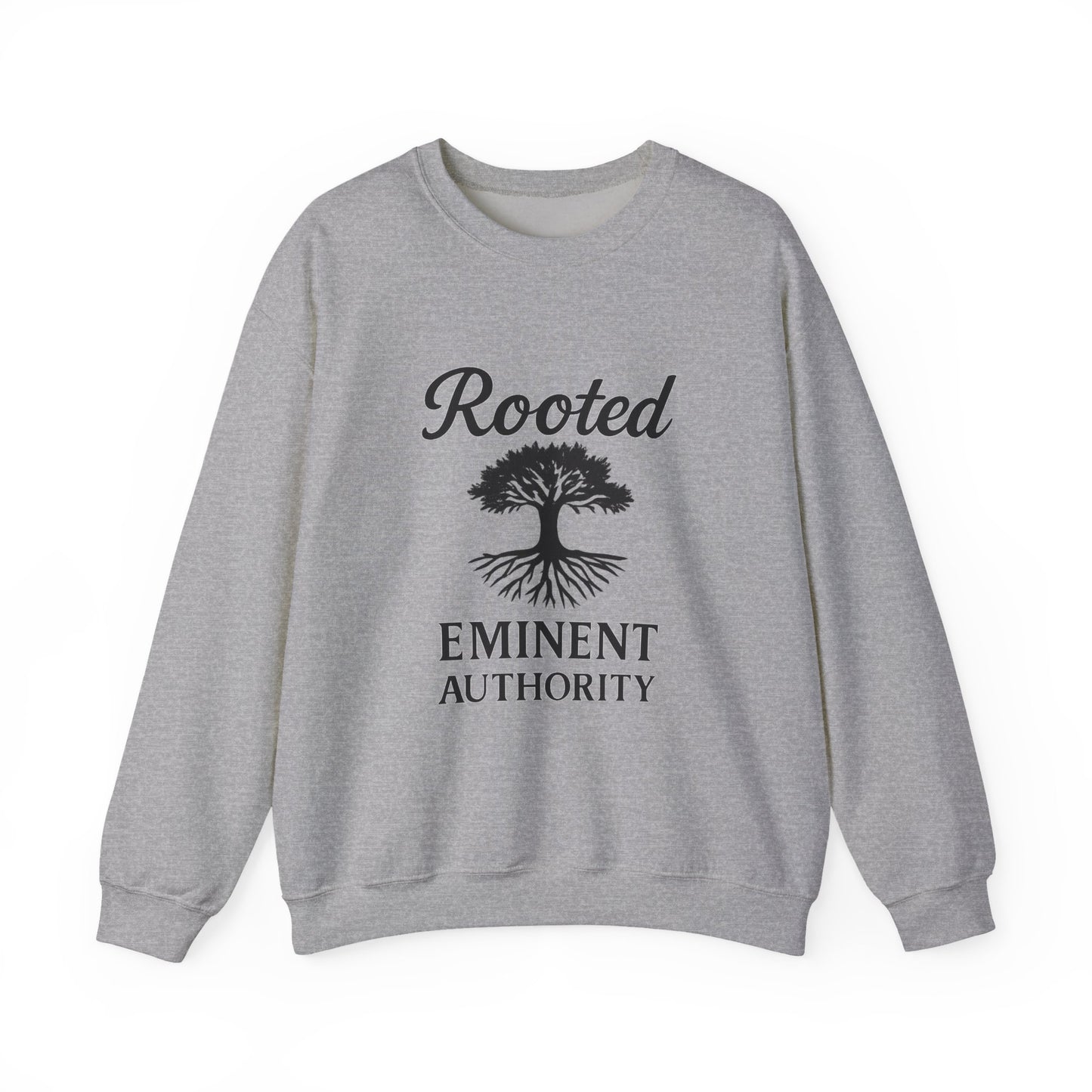 Rooted – Heavyweight Crewneck | Colossians 2:7 | Eminent Authority