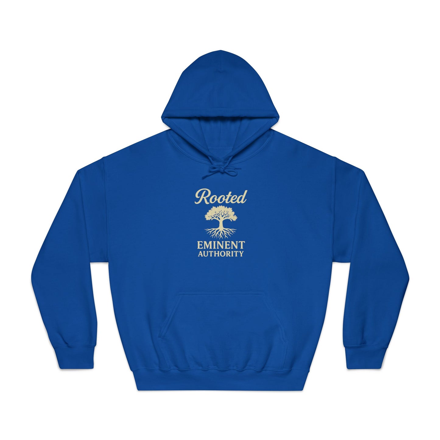 Rooted – Tree Logo Hoodie | Colossians 2:7 | Eminent Authority